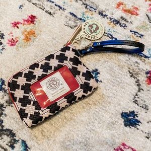 NWT Spartina Ellis Square Zippy ID Wallet